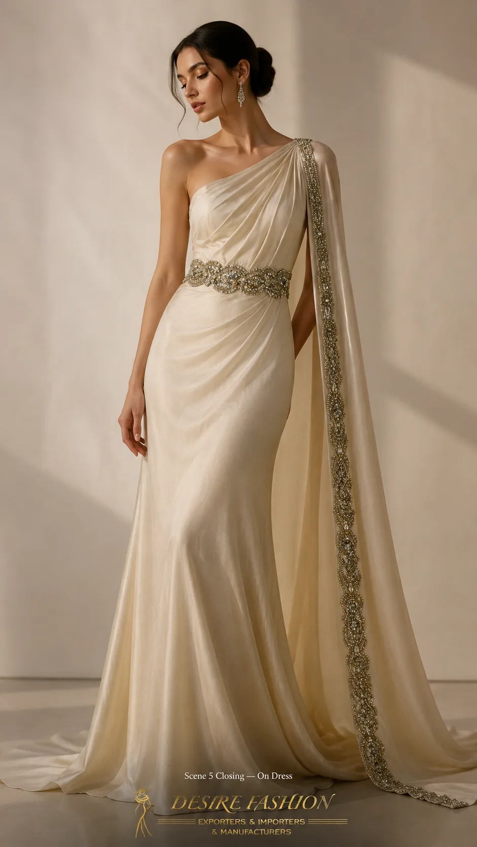 Finished couture gown